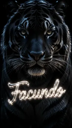 Facundo - Tigre Negro Imponente Neón