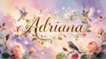 Adriana horizontal - Jardín Mágico Primaveral