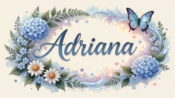Adriana horizontal - Magia en Cursiva