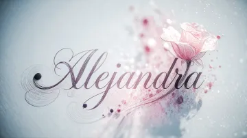 Alejandra horizontal - Rosa Eterna