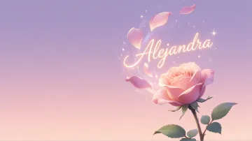 Alejandra horizontal - Rosa Etérea Iluminada