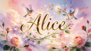 Alice horizontal - Jardín Mágico Primaveral