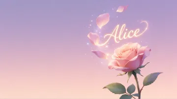 Alice horizontal - Rosa Etérea Iluminada