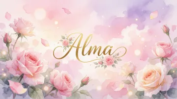 Alma horizontal - Rosas de Acuarela Mágica