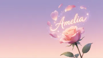 Amelia horizontal - Rosa Etérea Iluminada
