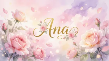 Ana horizontal - Rosas de Acuarela Mágica