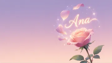 Ana horizontal - Rosa Etérea Iluminada