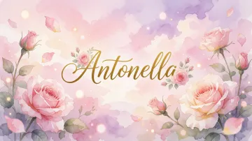 Antonella horizontal - Rosas de Acuarela Mágica