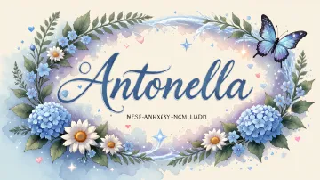 Antonella horizontal - Magia en Cursiva