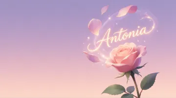 Antonia horizontal - Rosa Etérea Iluminada