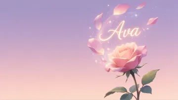 Ava horizontal - Rosa Etérea Iluminada