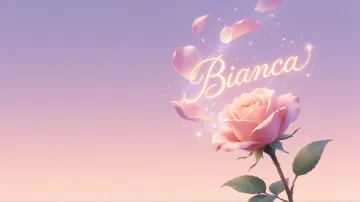 Bianca horizontal - Rosa Etérea Iluminada