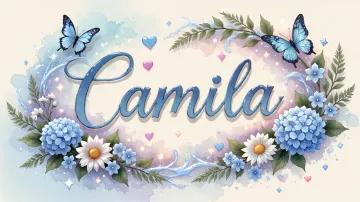 Camila horizontal - Magia en Cursiva