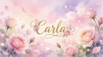 Carla horizontal - Rosas de Acuarela Mágica