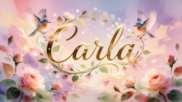 Carla horizontal - Jardín Mágico Primaveral