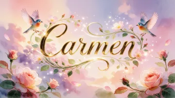 Carmen horizontal - Jardín Mágico Primaveral