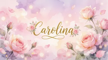 Carolina horizontal - Rosas de Acuarela Mágica