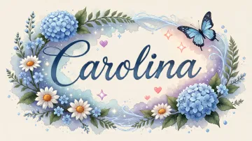 Carolina horizontal - Magia en Cursiva