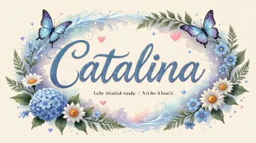 Catalina horizontal - Magia en Cursiva
