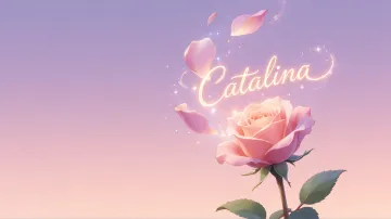 Catalina horizontal - Rosa Etérea Iluminada