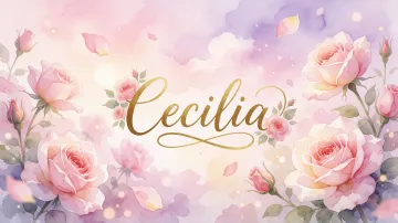 Cecilia horizontal - Rosas de Acuarela Mágica