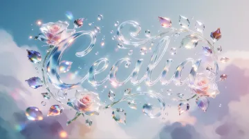 Cecilia horizontal - Cristal Etéreo