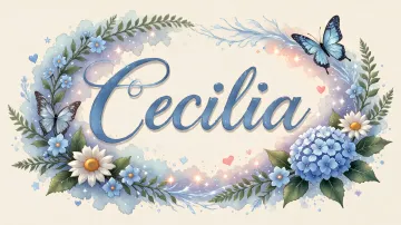 Cecilia horizontal - Magia en Cursiva
