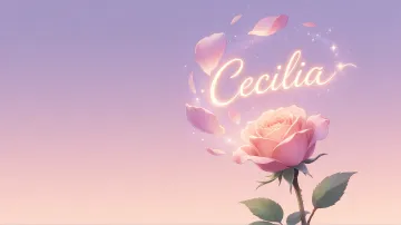 Cecilia horizontal - Rosa Etérea Iluminada