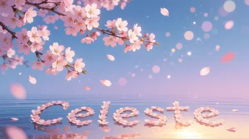 Celeste horizontal - Reflejos de Cerezo
