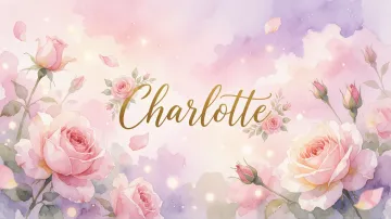 Charlotte horizontal - Rosas de Acuarela Mágica
