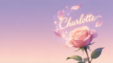 Charlotte horizontal - Rosa Etérea Iluminada