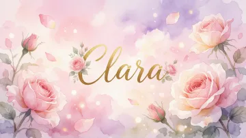 Clara horizontal - Rosas de Acuarela Mágica