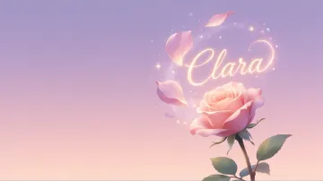 Clara horizontal - Rosa Etérea Iluminada