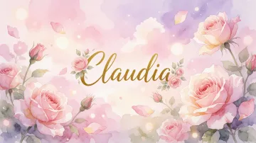 Claudia horizontal - Rosas de Acuarela Mágica
