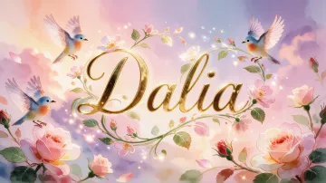 Dalia horizontal - Jardín Mágico Primaveral