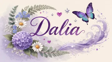Dalia horizontal - Místico Lila