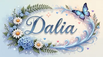 Dalia horizontal - Magia en Cursiva