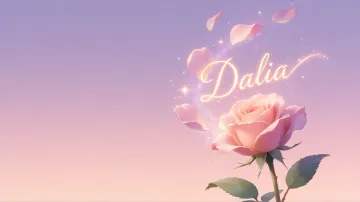 Dalia horizontal - Rosa Etérea Iluminada