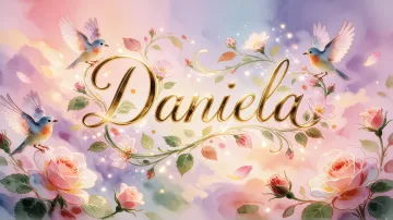 Daniela horizontal - Jardín Mágico Primaveral