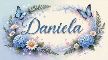 Daniela horizontal - Magia en Cursiva