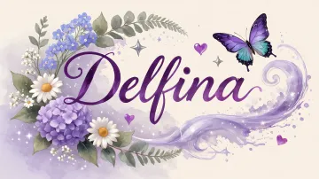 Delfina horizontal - Místico Lila