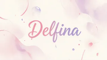 Delfina horizontal - Sueños en Tonos Pastel