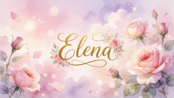 Elena horizontal - Rosas de Acuarela Mágica