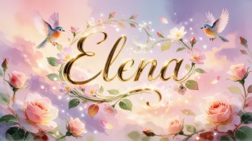 Elena horizontal - Jardín Mágico Primaveral