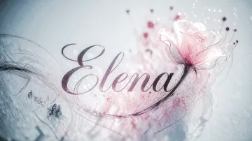 Elena horizontal - Rosa Eterna