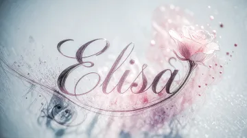 Elisa horizontal - Rosa Eterna