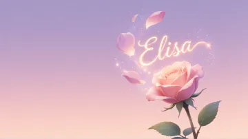 Elisa horizontal - Rosa Etérea Iluminada
