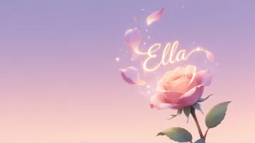 Ella horizontal - Rosa Etérea Iluminada
