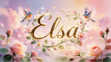 Elsa horizontal - Jardín Mágico Primaveral