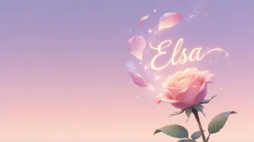 Elsa horizontal - Rosa Etérea Iluminada